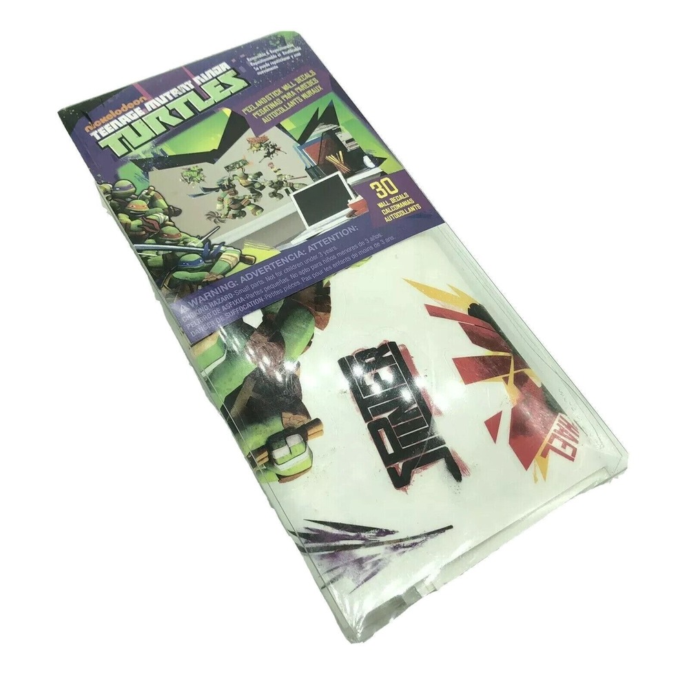 Nickelodeon Teenage Mutant Ninja Turtles 30 Peel & Stick Wall Decal Stickers